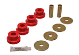 Differential Carrier Bushing Set; Red; Performance Polyurethane;