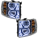 SMD Pre-Assembled Headlights, Round Style, White