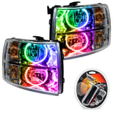 SMD Pre-Assembled Headlights, Round Style, ColorSHIFT