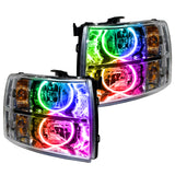 SMD Pre-Assembled Headlights, Round Style, ColorSHIFT(tm) - No Controller