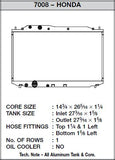 CSF 7008 - 06-11 Honda Civic Radiator (Discontinued)