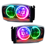 SMD Pre-Assembled Headlights, Black Bezel, ColorSHIFT(tm) - No Controller