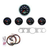 DIRECT FIT DASH KIT, MUSTANG 65-66, MPH/FUEL/OILP/WTMP/BAT, CB