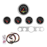 DIRECT FIT DASH KIT, MUSTANG 65-66, MPH/FUEL/OILP/WTMP/BAT, SC