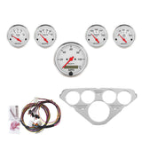 DIRECT FIT DASH KIT, CHEVY TRUCK 55-59, MPH/FUEL/OILP/WTMP/BAT, AW