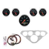 DIRECT FIT DASH KIT, CHEVY TRUCK 55-59, MPH/FUEL/OILP/WTMP/BAT, DB