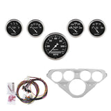 DIRECT FIT DASH KIT, CHEVY TRUCK 55-59, MPH/FUEL/OILP/WTMP/BAT, OTB