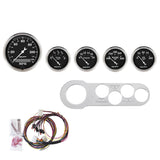 DIRECT FIT DASH KIT, CHEVY CAR 53-54, MPH/FUEL/OILP/WTMP/BAT, OTB