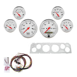 DIRECT FIT DASH KIT, CHEVY TRUCK 64-66, TACH/MPH/FUEL/OILP/WTMP/VOLT, AW