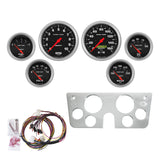 DIRECT FIT DASH KIT, CHEVY TRUCK 67-72, TACH/MPH/FUEL/OILP/WTMP/VOLT, SPORT-COMP