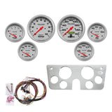 DIRECT FIT DASH KIT, CHEVY TRUCK 67-72, TACH/MPH/FUEL/OILP/WTMP/VOLT, ULTRA-LITE