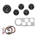 DIRECT FIT DASH KIT, FORD TRUCK 48-50, MPH/FUEL/OILP/WTMP/BAT, OTB