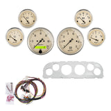 DIRECT FIT DASH KIT, CHEVY TRUCK 60-63, TACH/MPH/FUEL/OILP/WTMP/VOLT, AB