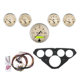 DIRECT FIT DASH KIT, CHEVY TRUCK 55-59, MPH/FUEL/OILP/WTMP/BAT, AB