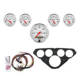 DIRECT FIT DASH KIT, CHEVY TRUCK 55-59, MPH/FUEL/OILP/WTMP/BAT, AW