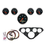 DIRECT FIT DASH KIT, CHEVY TRUCK 55-59, MPH/FUEL/OILP/WTMP/BAT, DB