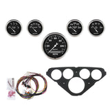 DIRECT FIT DASH KIT, CHEVY TRUCK 55-59, MPH/FUEL/OILP/WTMP/BAT, OTB