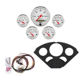 DIRECT FIT DASH KIT, CHEVY 55-56, MPH/FUEL/OILP/WTMP/BAT, AW