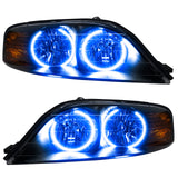 SMD Pre-Assembled Headlights, Blue