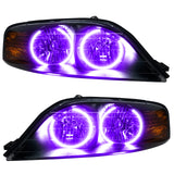 SMD Pre-Assembled Headlights, UV/Purple