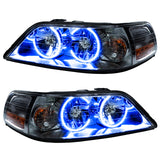 SMD Pre-Assembled Headlights, Blue