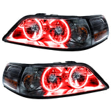 SMD Pre-Assembled Headlights, Red