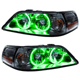 SMD Pre-Assembled Headlights, Green