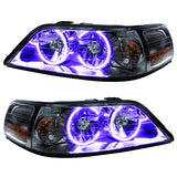 SMD Pre-Assembled Headlights, UV/Purple