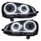 SMD Pre-Assembled Headlights, Chrome Bezel, White