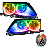 SMD Pre-Assembled Headlights, Black Bezel, ColorSHIFT