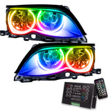 SMD Pre-Assembled Headlights, Black Bezel, ColorSHIFT(tm) 2.0