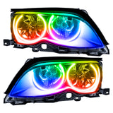 SMD Pre-Assembled Headlights, Black Bezel, ColorSHIFT(tm) - No Controller