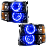 SMD Pre-Assembled Headlights, Round Style, Blue