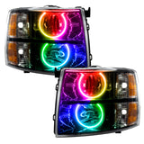 SMD Pre-Assembled Headlights, Black Bezel, ColorSHIFT(tm) - No Controller