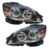 SMD Pre-Assembled Headlights, Black, White