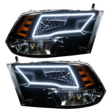 SMD Pre-Assembled Headlights, Black, White