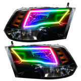 SMD Pre-Assembled Headlights, Black Bezel, ColorSHIFT(tm) 2.0