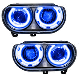 SMD Pre-Assembled Headlights, HID Style, Blue