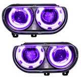 SMD Pre-Assembled Headlights, HID Style, UV/Purple