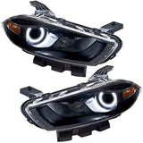 SMD Pre-Assembled Headlights, HID Style, Black, White