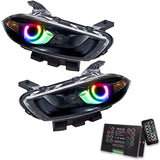 SMD Pre-Assembled Headlights, HID Style, Black Bezel, ColorSHIFT(tm) 2.0