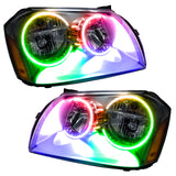 SMD Pre-Assembled Headlights, Chrome Bezel, ColorSHIFT(tm) - No Controller