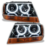 SMD Pre-Assembled Headlights, Black, White