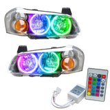 SMD Pre-Assembled Headlights w/ HID Bulbs/Basts, ColorSHIFT - Simple