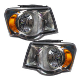 SMD Pre-Assembled Headlights, Chrome Bezel, White