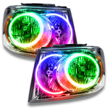 SMD Pre-Assembled Headlights, Chrome Bezel, ColorSHIFT(tm) - No Controller