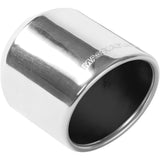 Single Exhaust Tip - 2.5in. Inlet/4in. Outlet