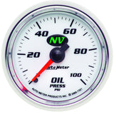 GAUGE, OIL PRESSURE, 2 1/16