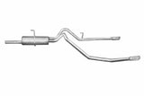 Cat-Back Dual Split Exhaust System; Aluminized