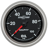 GAUGE, OIL PRESSURE, 2 5/8